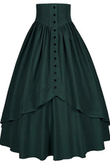Gothic Elegant Ruffle Lolita Victorian Skirt 8 Colors - Product - 6
