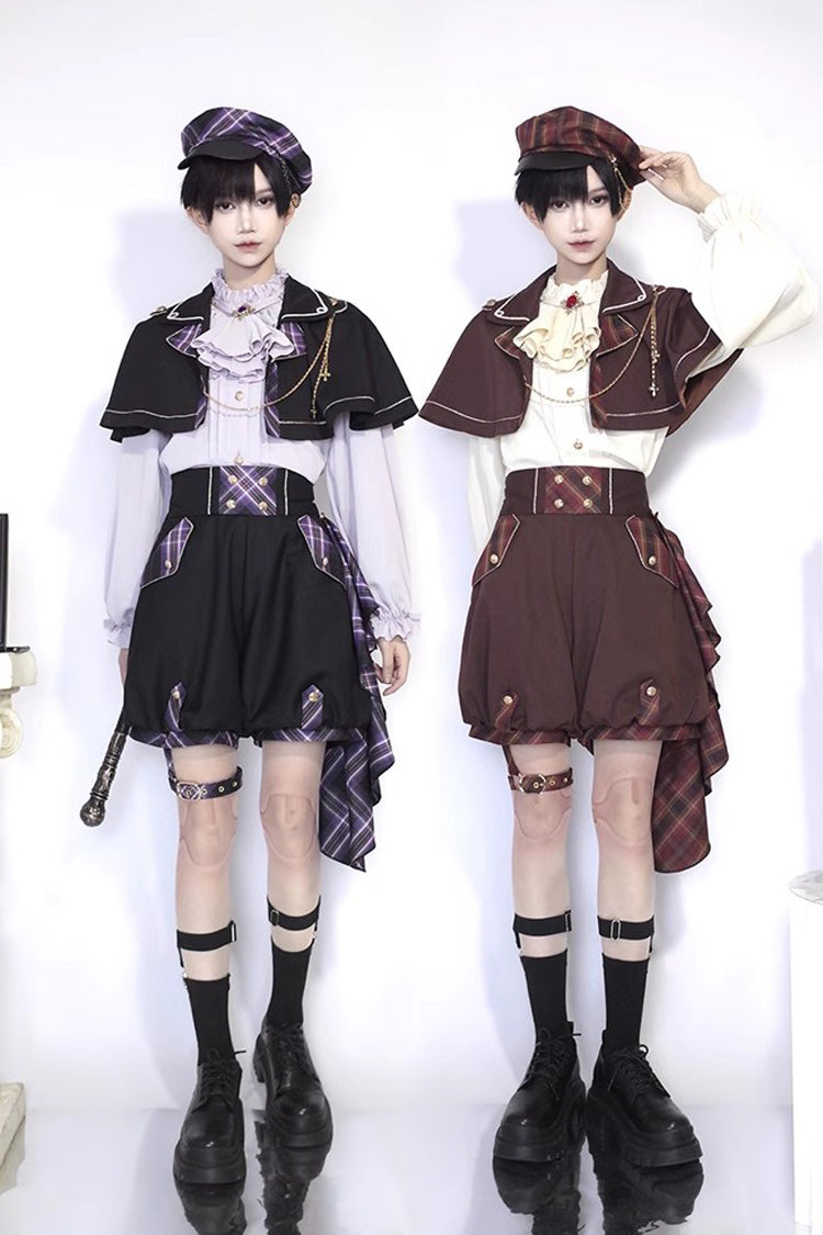 Queen Chess Game Ouji Fashion Military Cool Lolita Set 2 Colors - Product - 6