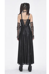Black Buckle Strap Eyelets Womens Gothic Jsk Dress - Product - 5