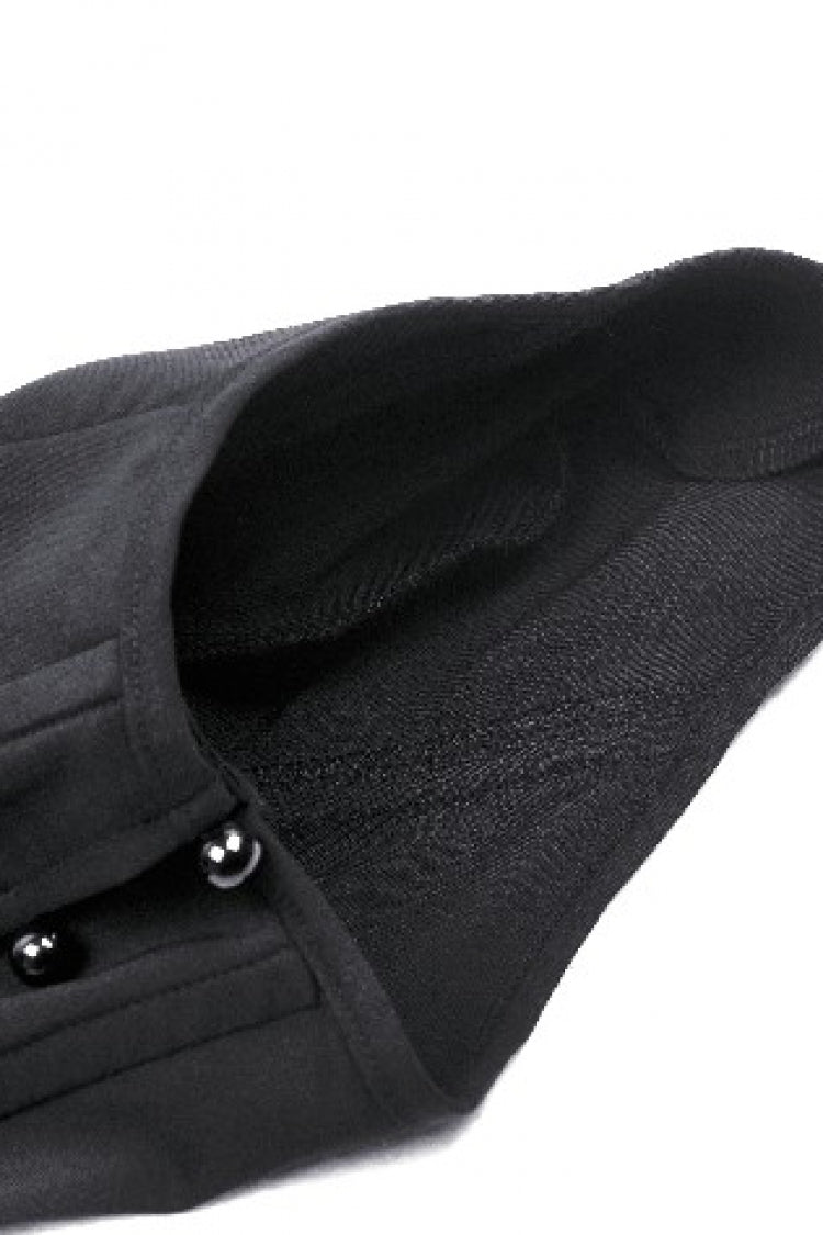 Black Bead High Collar Women's Gothic Punk Neckwear - Product - 16