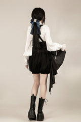 Black [Gold Hunter] Long Sleeves Pirate Style Gothic Shorts - Product - 17