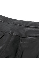 Black Asymmetric Studded Women's Punk Pants - Product - 19