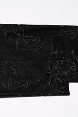 Black Stand Collar Long Sleeves Rose Embossed Lace-Up Zippered Men's Gothic Top - Product - 6