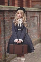 Princess Lost In The Fog Ruffle College Style Elegant Classic Lolita JSK Dress 2 Colors - Product - 8