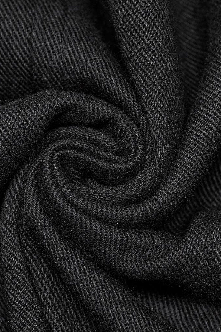 ブラック スタンドカラー ノースリーブ 切り替え バックル 装飾 メンズ スチームパンク ベスト 商品画像