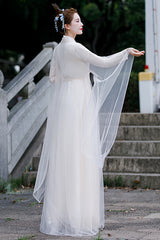 Beige New Fairy Sweet Hanfu Dress - Product - 6