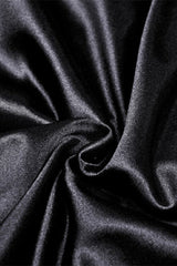 Black Square Collar Long Hime Sleeves Embroidered Lace Spliced Women's Gothic Maxi Wedding Dress - Product - 17