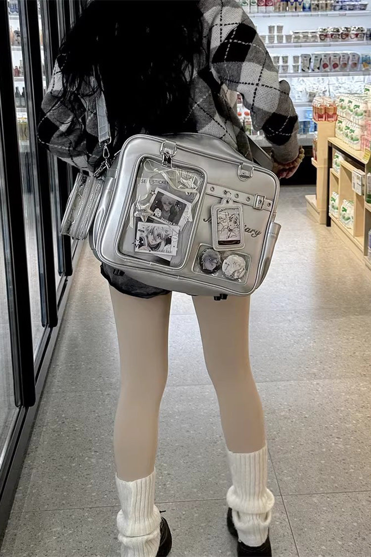 Classic Large Capacity Embroidered Crossbody Lolita Itabag 3 Colors - Product - 10