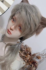 Black/Yellow Gradient Ruffle Bowknot Ouji Fashion Prince Handsome Lolita Wig - Product - 3