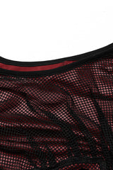 Sleeveless Slim Mesh Fishtail Women's Gothic Dress 2 Colors - Product - 14
