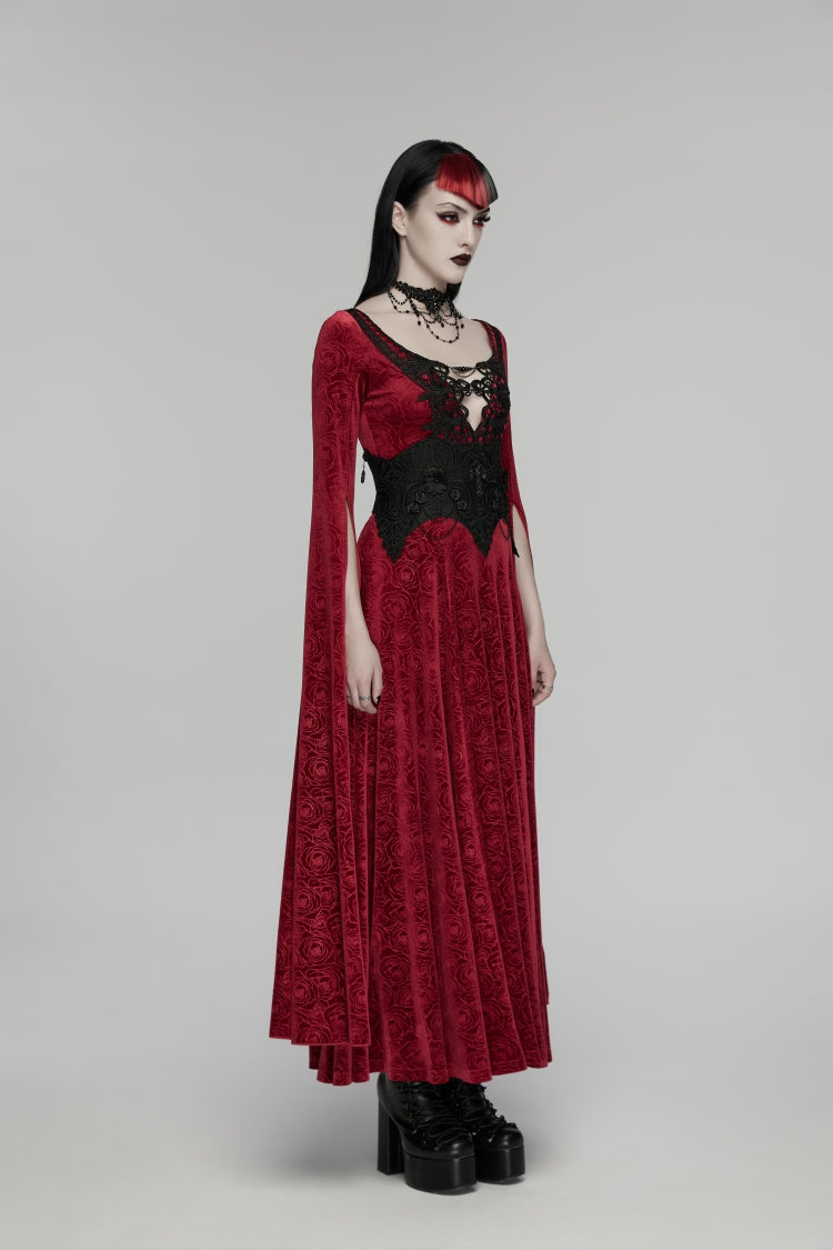 Black Embroidered Lace Lace-Up Slim Fit Chain-Decorated Women's Gothic Elegant Luxurious Underbus Corset - Product - 3