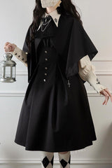 Black Night Raven Magic Metal buttons Gothic Lolita Dress - Product - 7