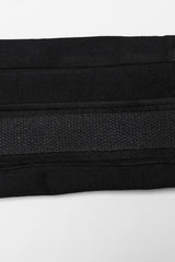 Black Triangular Stitching Mesh Buckle Women's Punk Pants - Product - 7