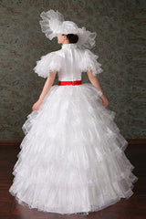 Court Style High Waisted Multi-Layer Victorian Lolita Dress - Product - 4