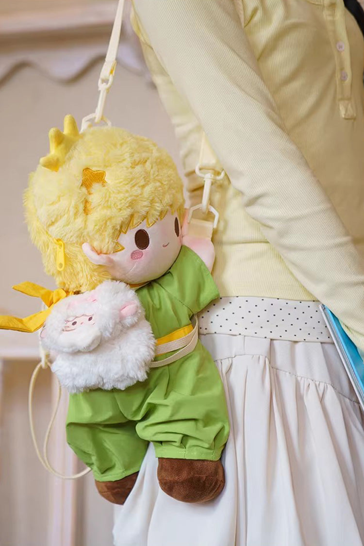Green [The Little Prince] Cute Plush Toy Sweet Lolita Lying-Down Backpack - Product - 12