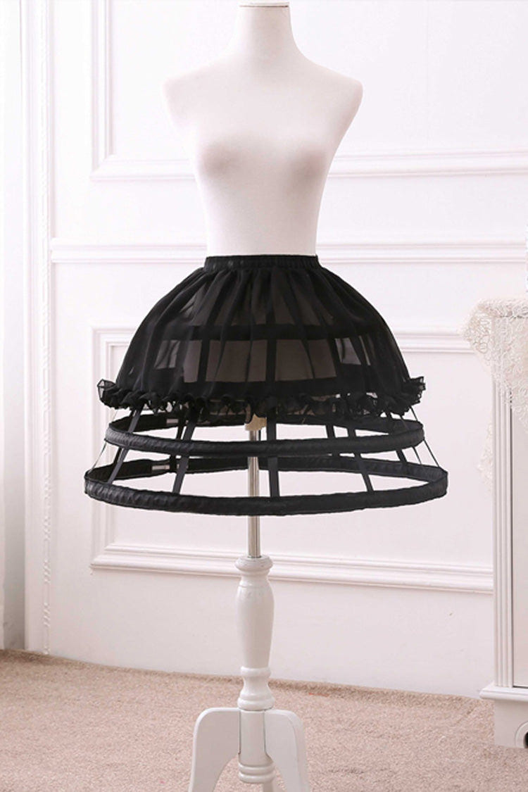 四 Layers Birdcage ボーン入りスタイル ロリータ パニエ 2色 商品画像