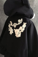 Black Devil Gothic Lolita Suspender Skirt - Product - 6