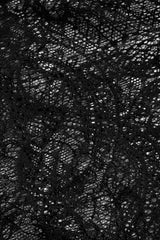 Black Long Sleeves Print Embroidery Lace Women's Gothic Shirt - Product - 9