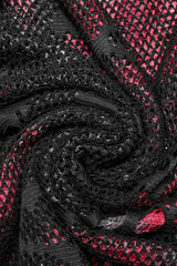 Skull Print Stitching Mesh Womens Steampunk Vest 2 Colors - Product - 13