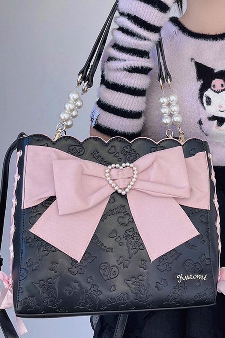 Bowknot Pearl Sweet Lolita Shoulder Bag 4 Colors - Product - 7