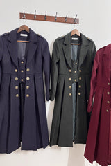 [Paranoid’s Punishment ] Wool Long Sleeves Slim Gothic Lolita Trench Coat 4 Colors - Product - 13