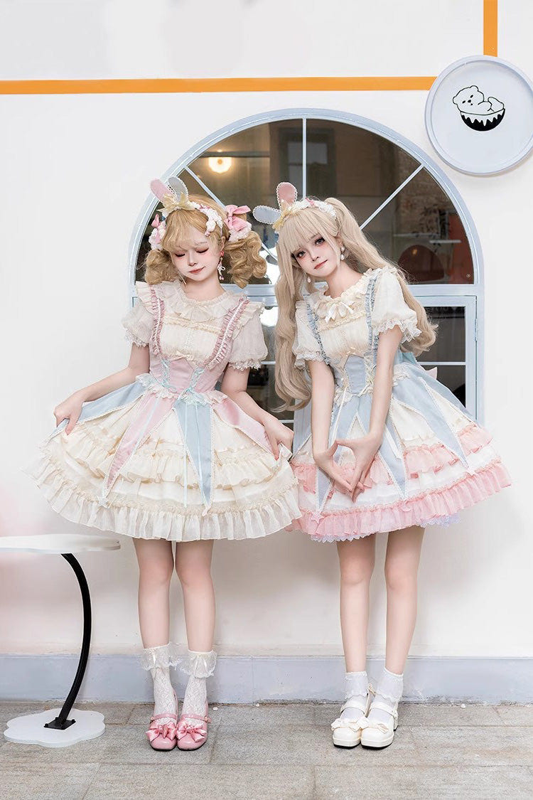 Ballet Circus Hanayome Sweet Princess Lolita Jsk Dress 2 Colors - Product - 3