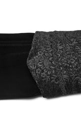 Black Stand Collar Long Sleeves Floral Jacquard Bouble-breasted Zipper Men's Gothic Coat - Product - 7