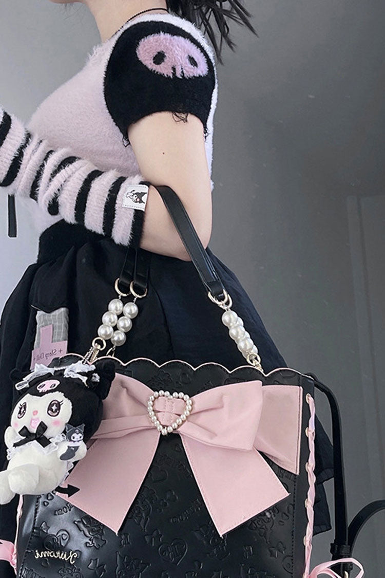 Bowknot Pearl Sweet Lolita Shoulder Bag 4 Colors - Product - 4