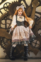 Demon Hunting Notes PU Gothic Punk Lolita Vest 2 Colors - Product - 14