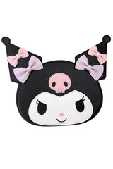 White/Black/Pink Kulomi Print Bowknot Sweet Lolita Crossbody Bag - Product - 3
