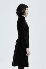 Victorian Stand Collar Long Sleeves Floral Womens Gothic Coat 2 Colors - Product - 2