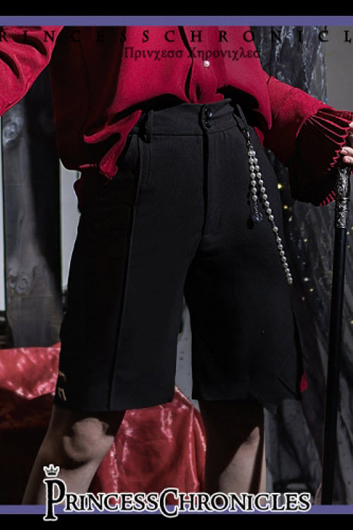 Princess Chronicles The Unknown Shadow Gothic Ouji Lolita Shorts - Product - 4