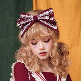 Miss Betty 5 Colors Bowknot Lolita KC Headdress - Wine - 4