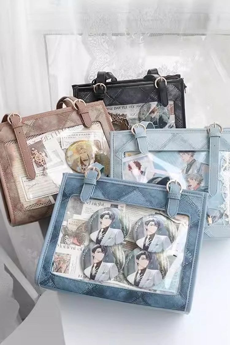 Diamond Print Sweet Japanese Lolita Shoulder Itabag 4 Colors - Product - 3