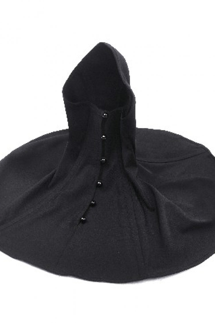 Black Bead High Collar Women's Gothic Punk Neckwear - Product - 15