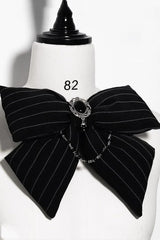 Black Rabbit Theater Jacquard Version Ouji Lolita Brooch - Black - 1