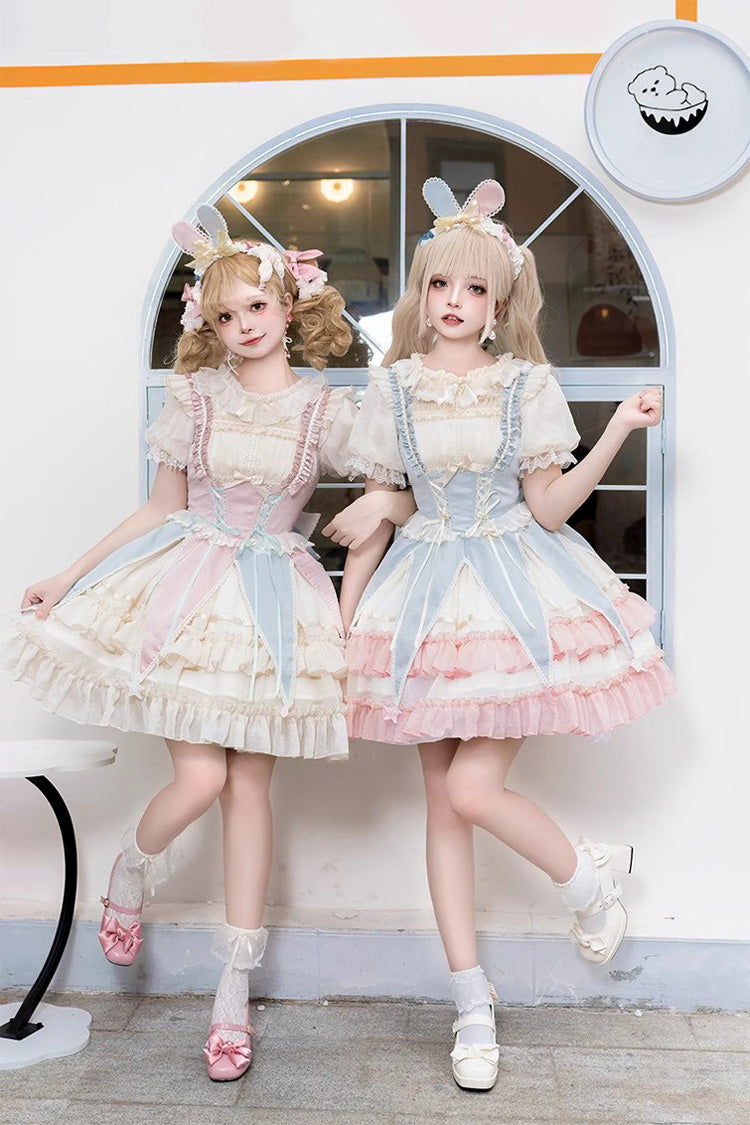 Ballet Circus Hanayome Sweet Princess Lolita Jsk Dress 2 Colors - Product - 2