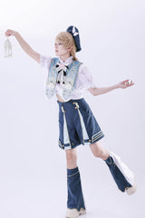 Blue [Messenger of Heaven] Ouji Prince Handsome Lolita Shorts - Product - 7