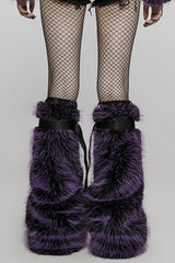 Woolen Detachable Women's Steampunk Leg Warmers 2 Colors - Product - 7
