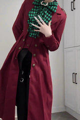 [Paranoid’s Punishment ] Long Sleeves Slim Gothic Lolita Trench Coat 2 Colors - Product - 7