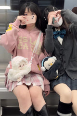 Little Lamb Guli Lying-Down Plush Toy Sweet Lolita Backpack 2 Colors - Product - 11