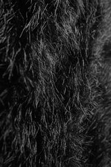 Black Hooded Long Fur Mens Gothic Cloak - Product - 9