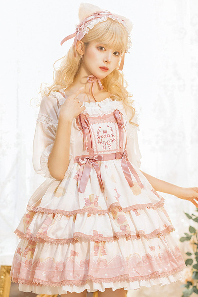 Visualizzazione dettagliata della stampa White Candy fiocco Princess Sweet (solo abito) 4