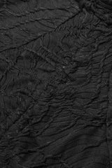 Black High Collar Long Trumpet Sleeves Hollow Lace-Up Women's Gothic T-Shirt - Product - 5