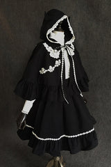 Black Devil Gothic Lolita Suspender Skirt - Product - 2