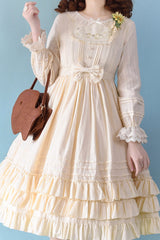 Girly Nelly Embroidery Multi-Layer Ruffle Sweet Lolita Dress 4 Colors - Product - 11