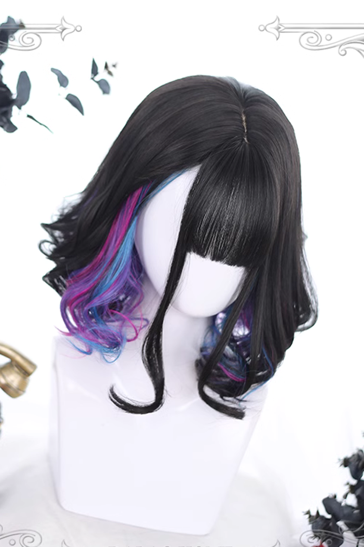 Multi-Color Micro-Curl Short Classic Lolita Wigs - Product - 4