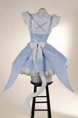 [Ram Rem] Ruffle Bowknot Sweet Japanese Lolita Jsk Dress Set 2 Colors - Product - 4