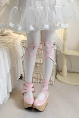 Nude Pinky Doll Tights Print Sweet Lolita Tights 3 Versions - Product - 3