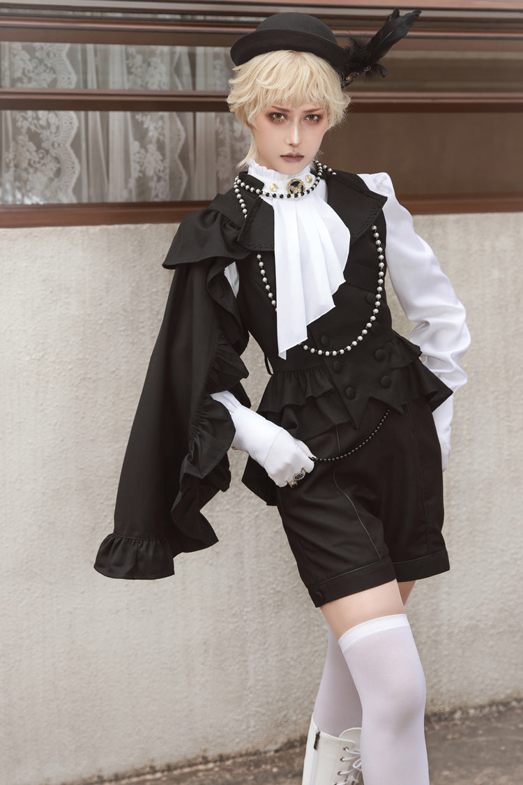 Black [Eternal Silent Proxy] Vintage Prince Lolita Shorts - Product - 2